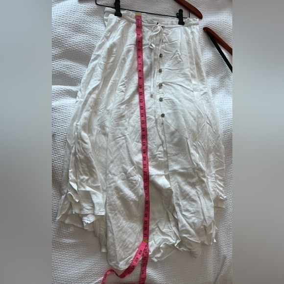 LULU'S BEST BEGINNINGS BUTTON FRONT MIDI SKIRT NWT - Picture 14 of 16